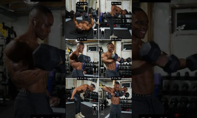 Dumbbell UPPERBODY Workout (No Bench) #1